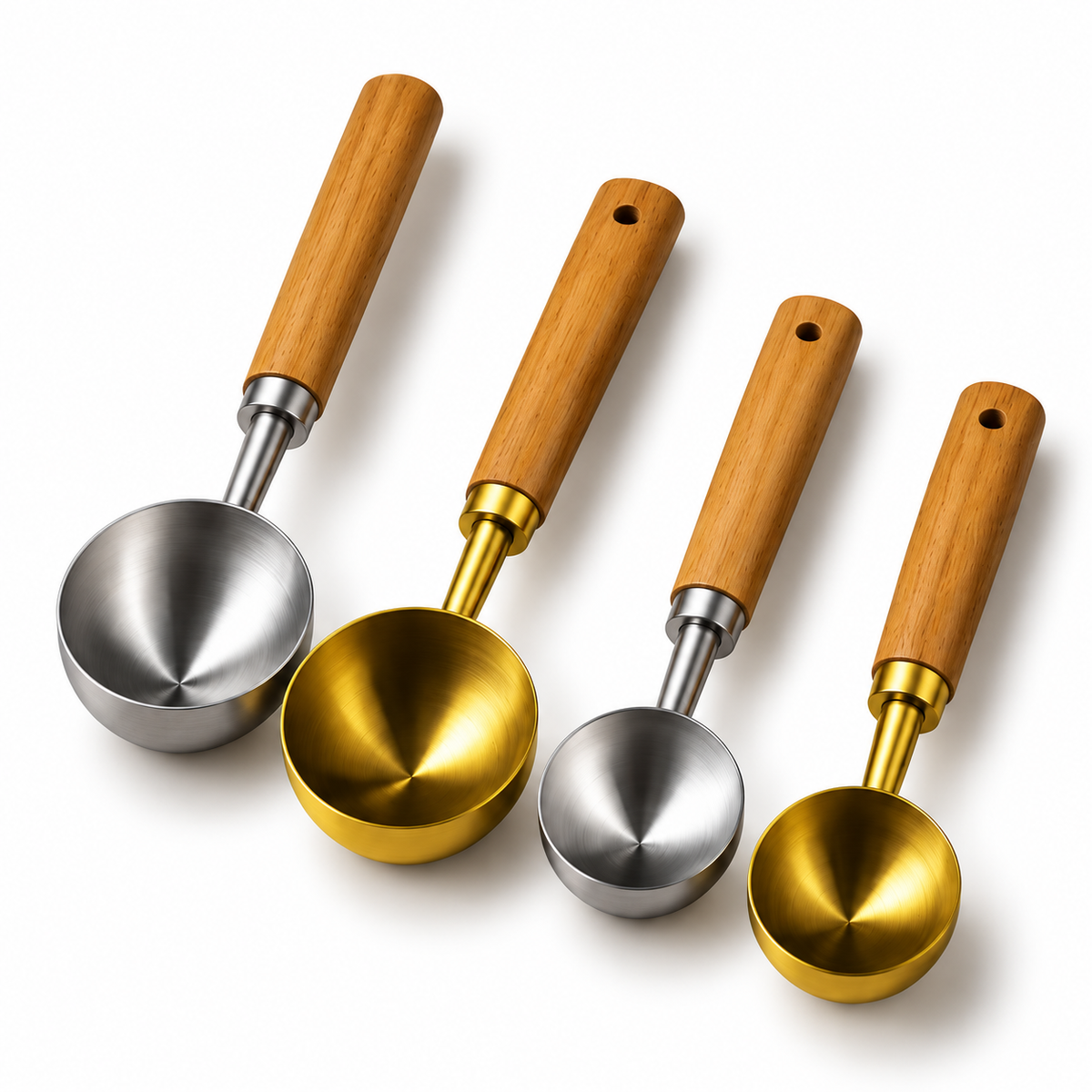 Stainless Steel Round Measuring Spoon