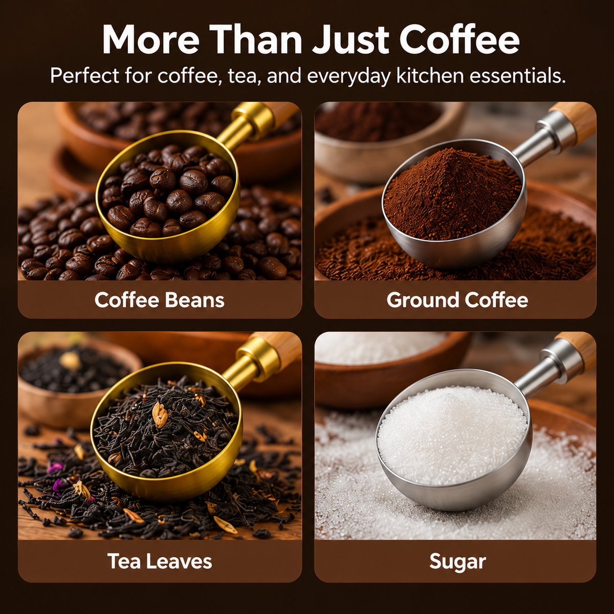 Stainless Steel Round Measuring Spoon