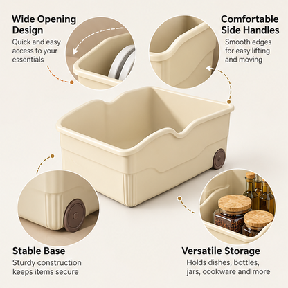 Cookware Storage Organizer Box