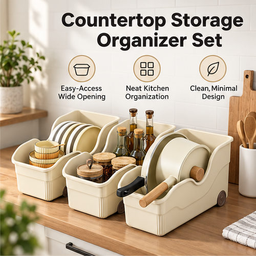 Cookware Storage Organizer Box